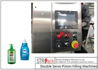 Sıvı Ürünler için Çift Servo Pistonlu Sıvı Dolum Makinesi soslar, salata sosları, kozmetik ürünler, sıvı sabunlar,