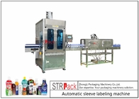 Plastik Şişe 100BPM İçin Kol PVC Etiketleme Makinesi Shrink