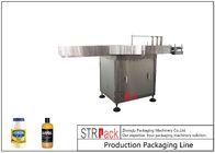 Endüstriyel 50ml-5L Yuvarlak Şişe Paketleme Makinesi Şişe Besleme Döner Tablası